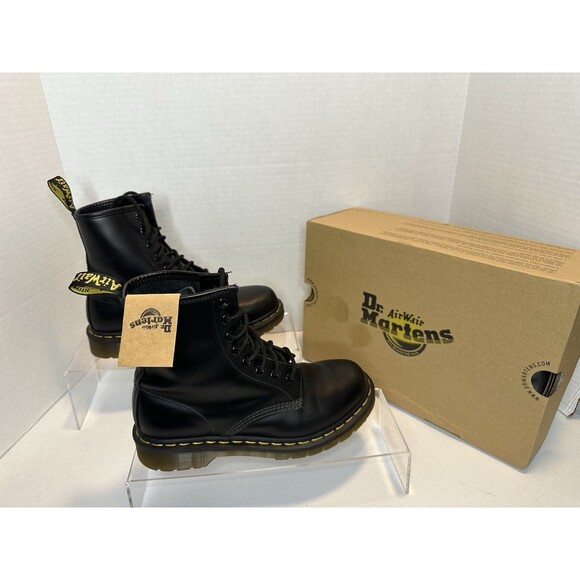Dr. Martens Shoes - Dr. Martens Women’s Black Boots Model 1460W Size 8 Slight Scuffing Air Walk